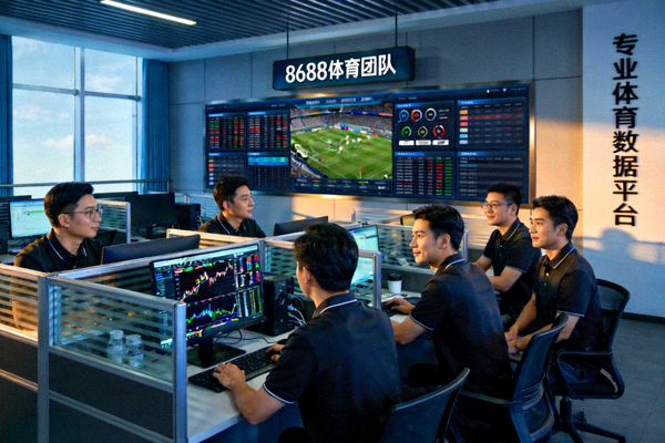 8688体育团队与办公环境展示专业体育数据平台形象